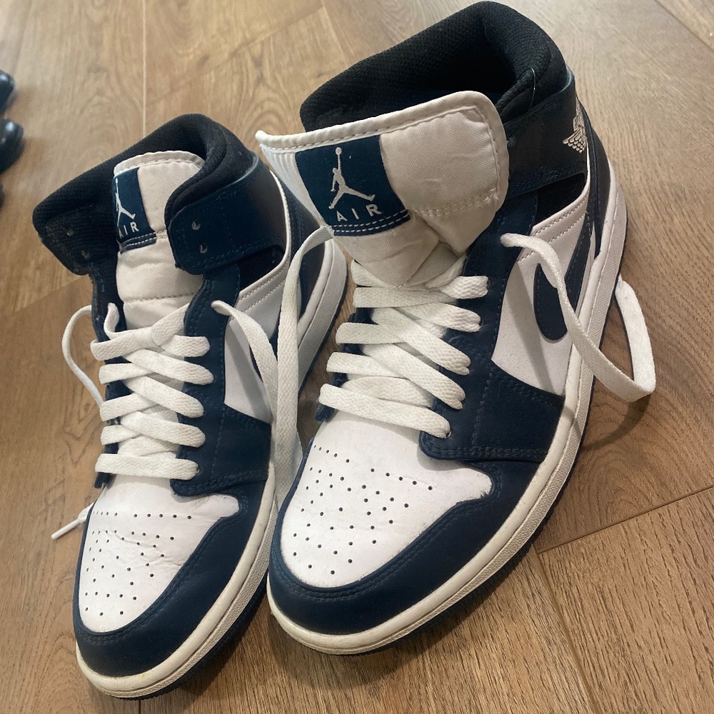 Nike Air Jordans Navy and Black